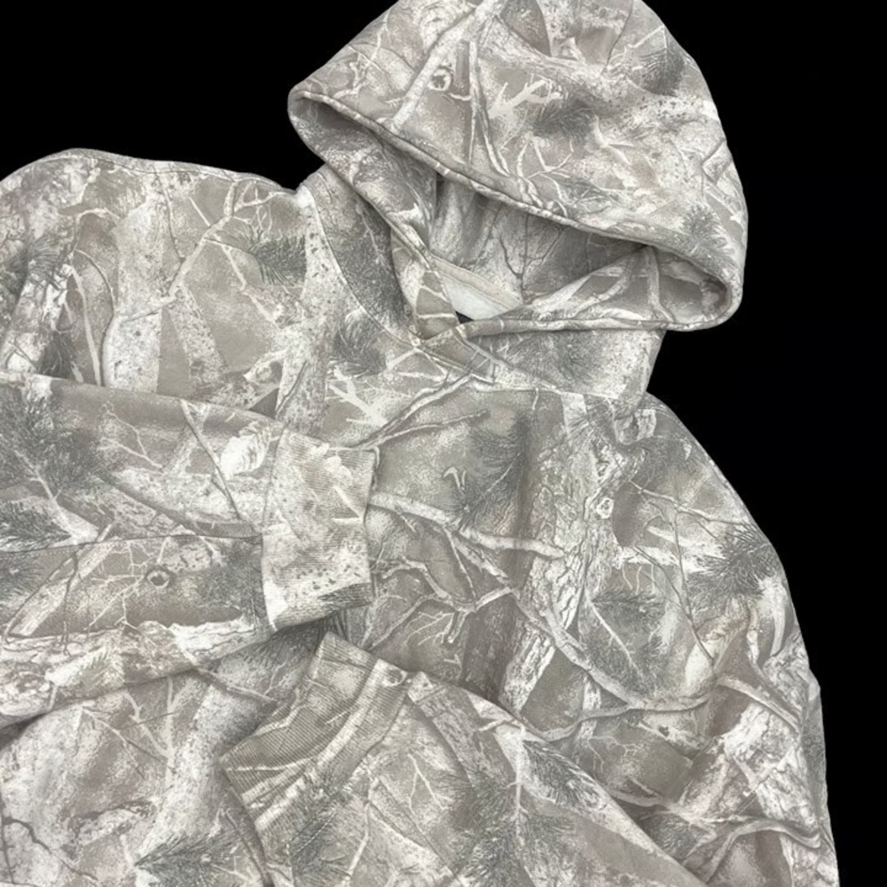 Abercrombie & Fitch Winter Camo Oversized Hoodie Soft Essentials Hoodie